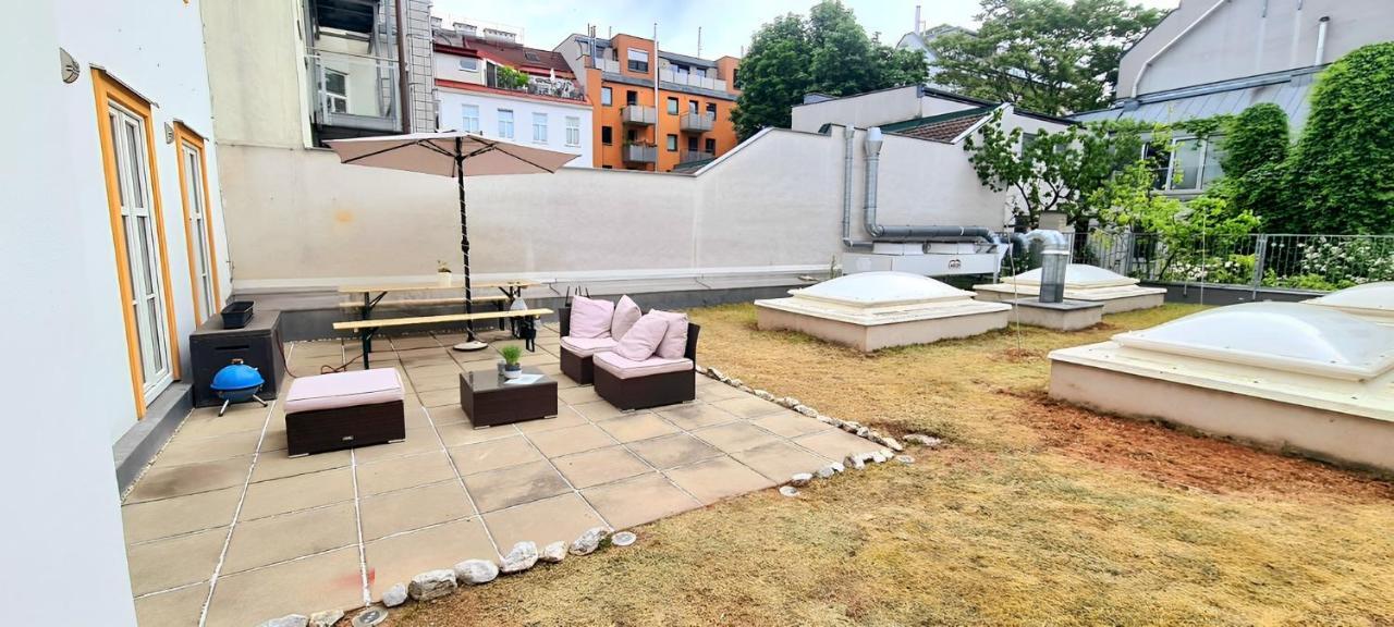 Wiener Buddha Style Flat With Inner Garden- Marzstrasse City Apartments Kültér fotó
